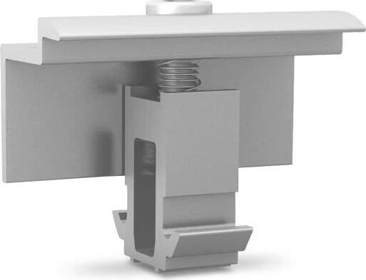 K2 Systems K2 Endklemme MiniClamp 36 - 50 mm, silver