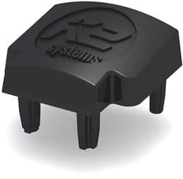 K2 Systems K2 Endkappe SolidRail Light schwarz