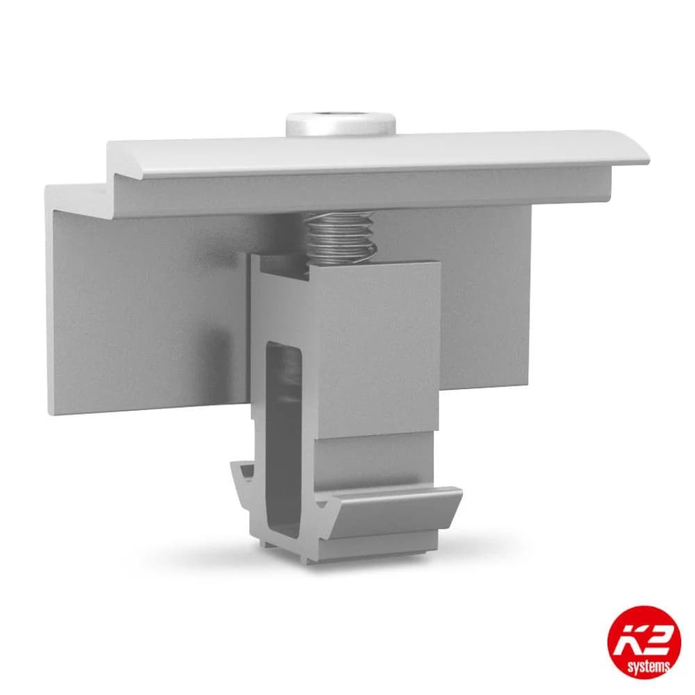 K2 Systems K2 Endklemme MiniClamp 27 - 35 mm, silver