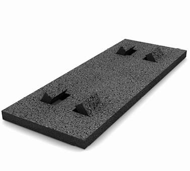 K2 Systems K2 Bautenschutzmatte Wings Solar, 470x180x18, ohne Alukaschierung
