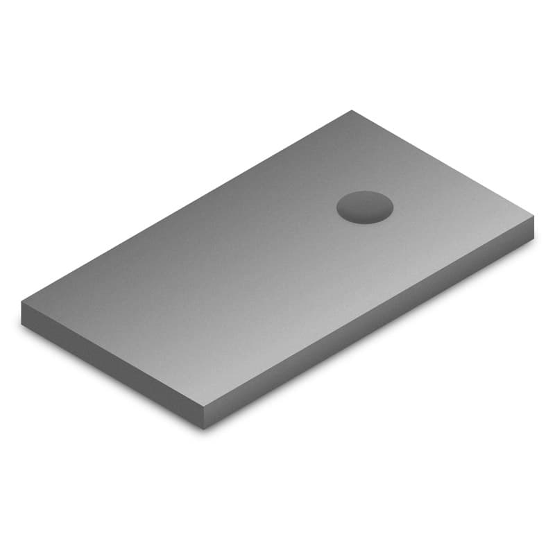 K2 Systems K2 Adapterplatte Stockschraube M12